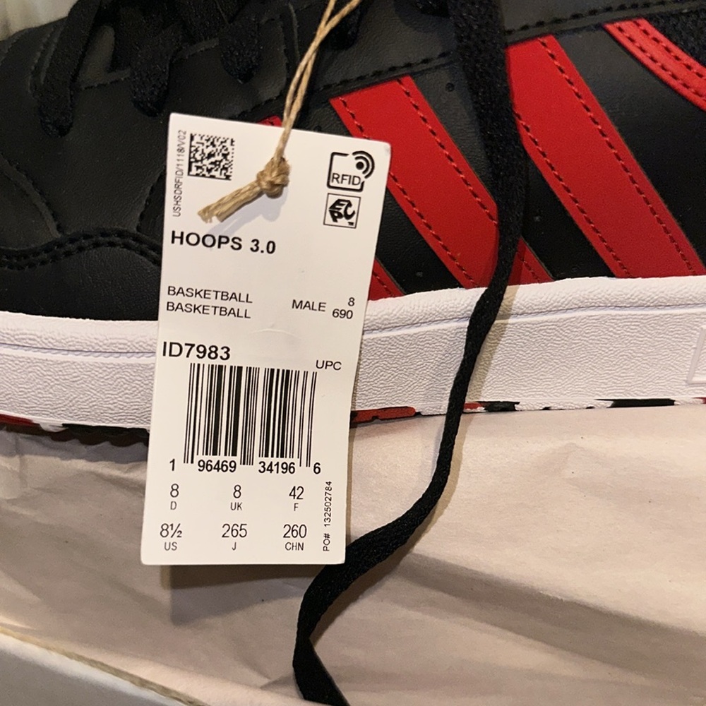 ADIDAS | MENS
Hoops 3.0 Lace Up Sneakers - Picture 6 of 7
